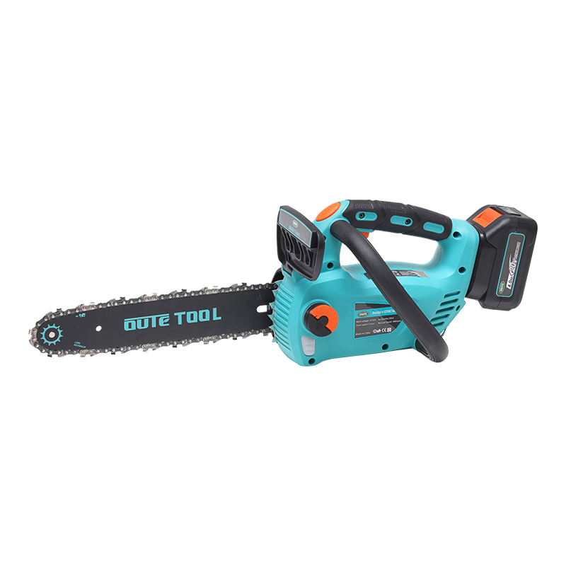 Tronçonneuse compacte sans fil Outetool Lithium avec poignée supérieure, idéale pour l'abattage des arbres, l'élagage et le bois de chauffage, 12